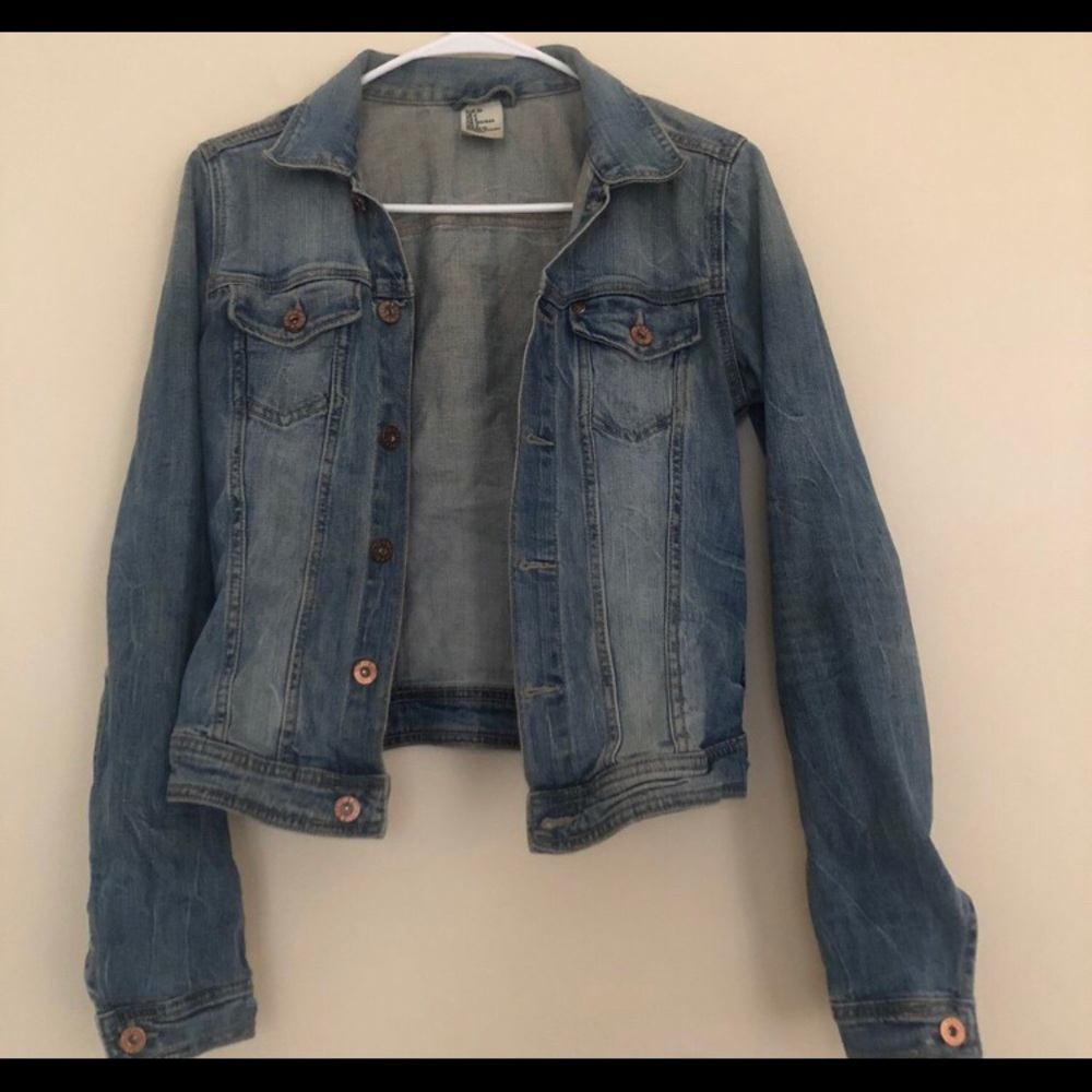 H&M Light Wash Denim Jacket